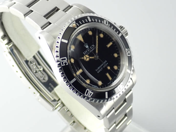 Rolex Submariner Ref.5513 Black Dial Used submariner-373-patina