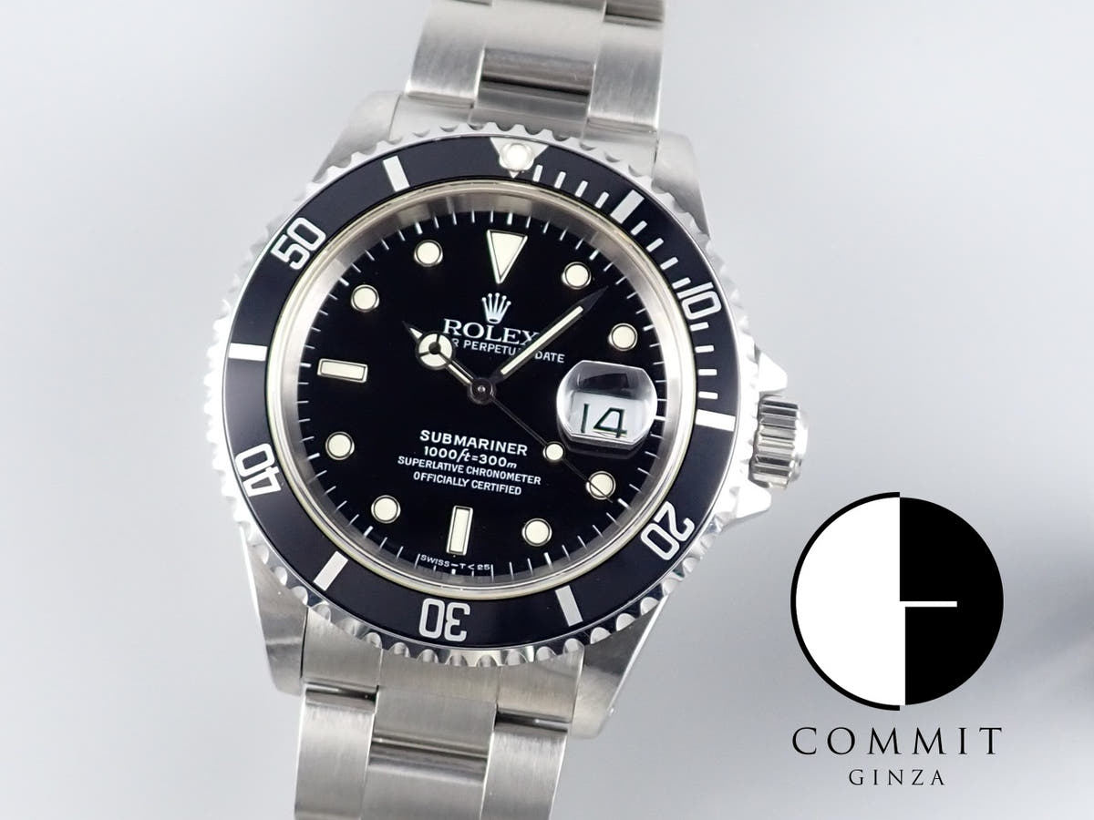 ロレックス サブマリーナー Ref.16610 ブラック文字盤 中古 submariner-377