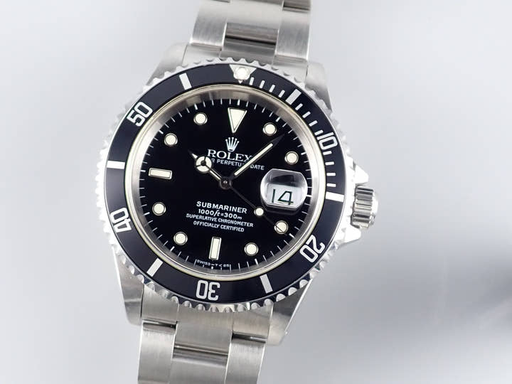 ロレックス サブマリーナー Ref.16610 ブラック文字盤 中古 submariner-377