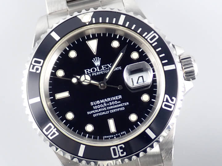 ロレックス サブマリーナー Ref.16610 ブラック文字盤 中古 submariner-377