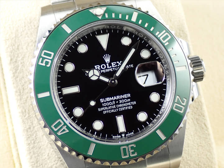 ロレックス サブマリーナー デイト Ref.126610LV ステンレススチール ブラック文字盤