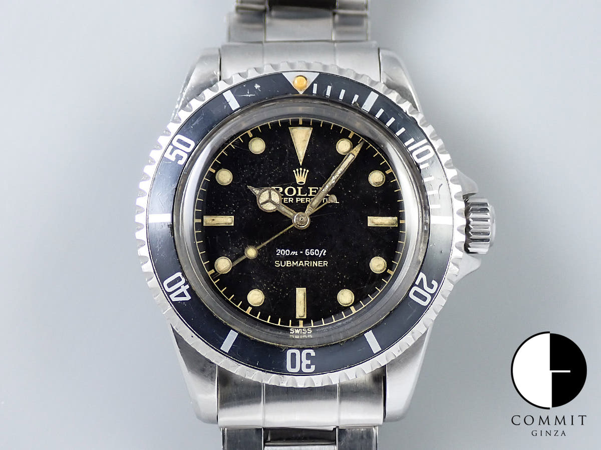 ロレックス サブマリーナー Ref.5512MM ステンレススチール ブラック文字盤