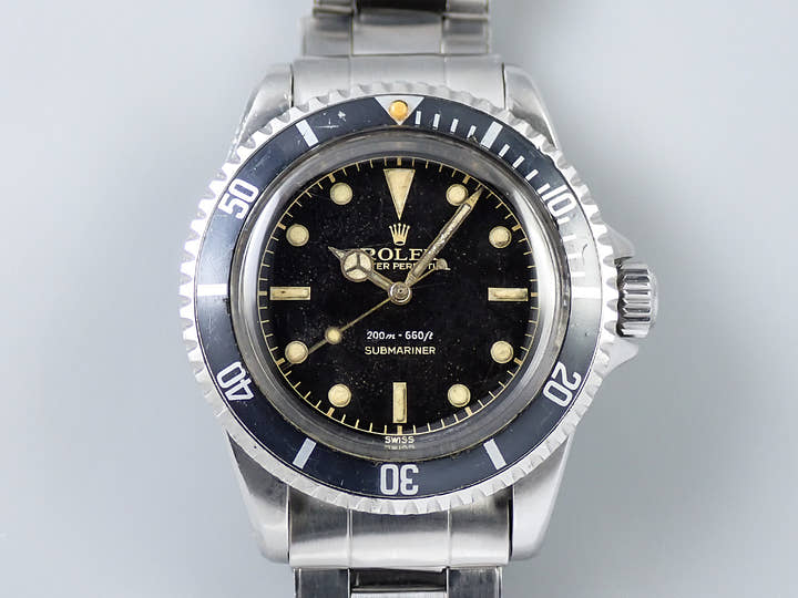 ロレックス サブマリーナー Ref.5512MM ステンレススチール ブラック文字盤