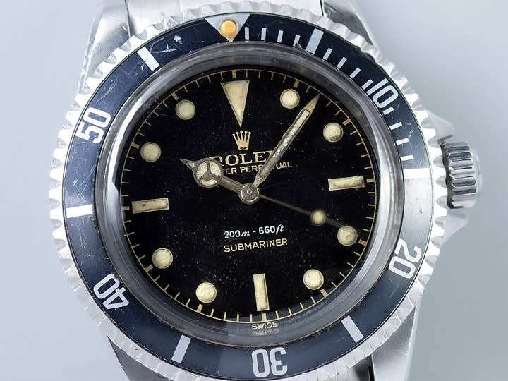 ロレックス サブマリーナー Ref.5512MM ステンレススチール ブラック文字盤