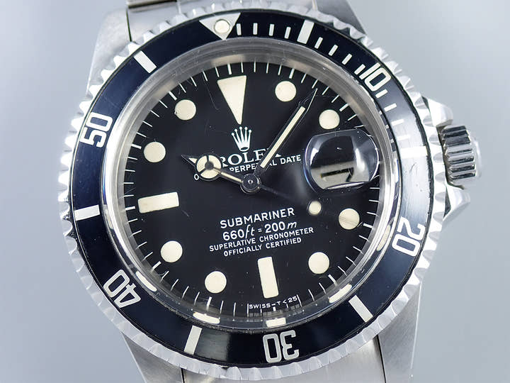 ロレックス サブマリーナー デイト Ref.1680 ステンレススチール ブラック文字盤