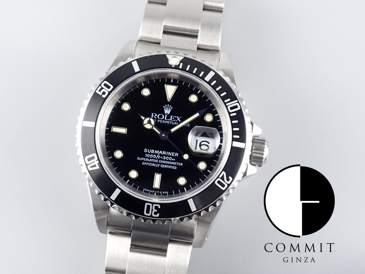 ロレックス サブマリーナー Ref.16610 ブラック文字盤 中古 submariner-378