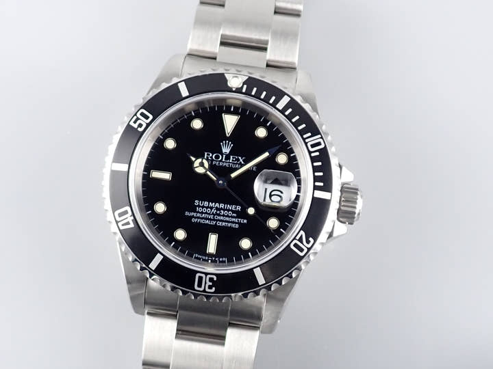 ロレックス サブマリーナー Ref.16610 ブラック文字盤 中古 submariner-378