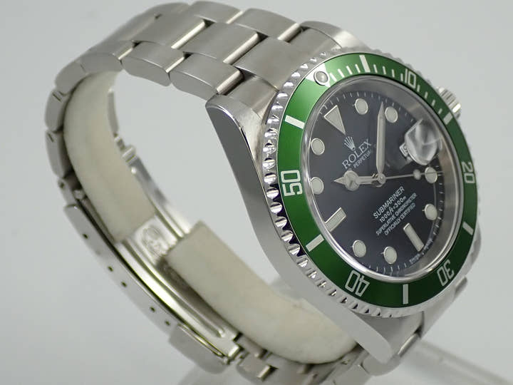 ロレックス サブマリーナー デイト Ref.16610LV ステンレススチール ブラック文字盤