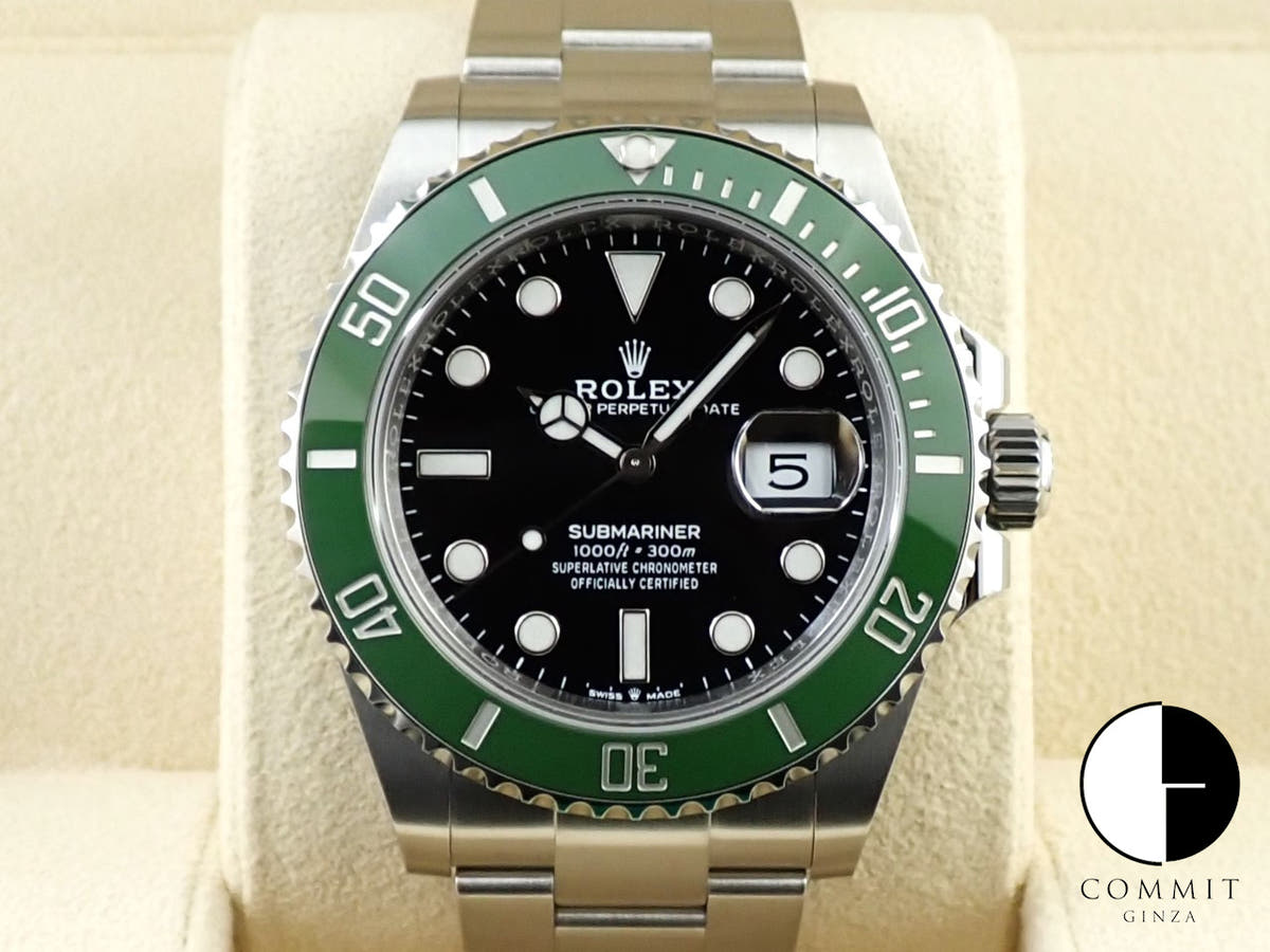 ロレックス サブマリーナー デイト Ref.126610LV ステンレススチール ブラック文字盤