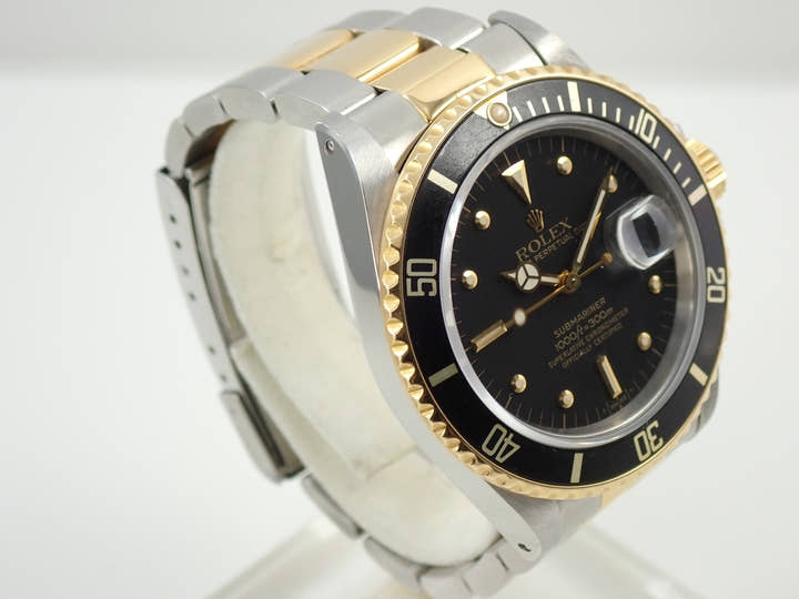 ロレックス サブマリーナー デイト Ref.16803 ステンレススチール/イエローゴールド ブラック文字盤