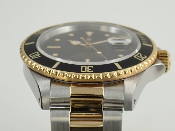 ロレックス サブマリーナー デイト Ref.16803 ステンレススチール/イエローゴールド ブラック文字盤