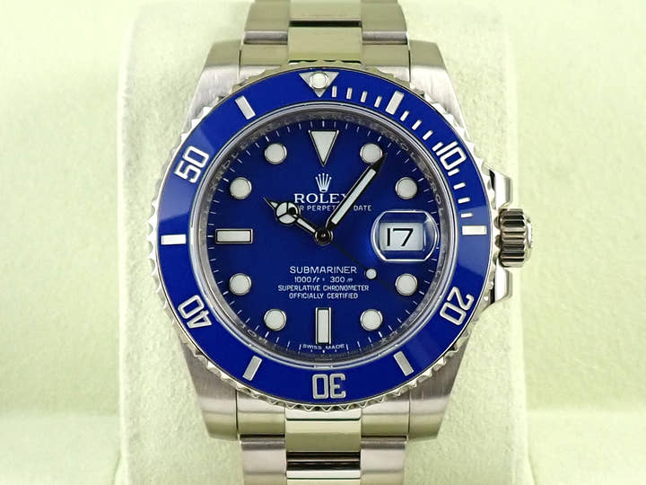 ロレックス サブマリーナー デイト Ref.116619LB ホワイトゴールド ブルー文字盤