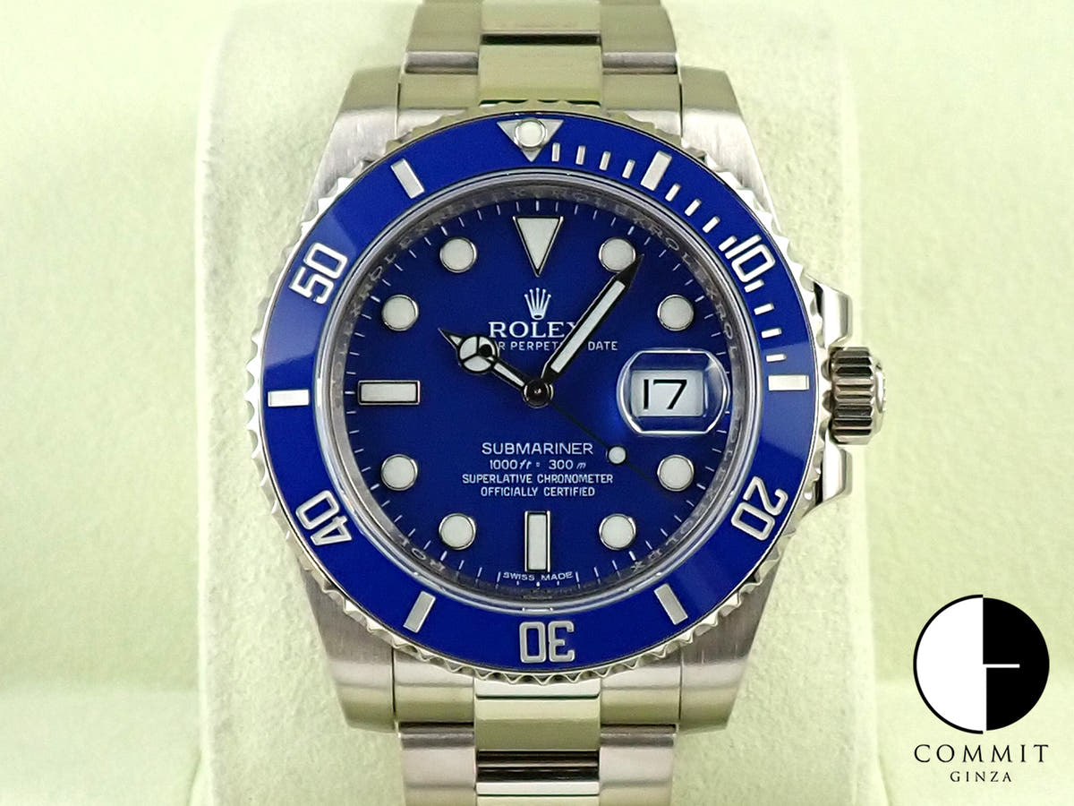ロレックス サブマリーナー デイト Ref.116619LB ホワイトゴールド ブルー文字盤
