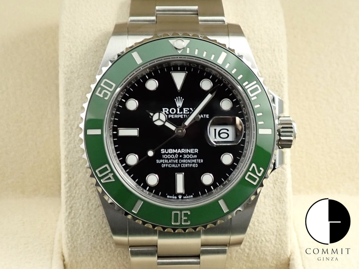 ロレックス サブマリーナー デイト Ref.126610LV ステンレススチール ブラック文字盤