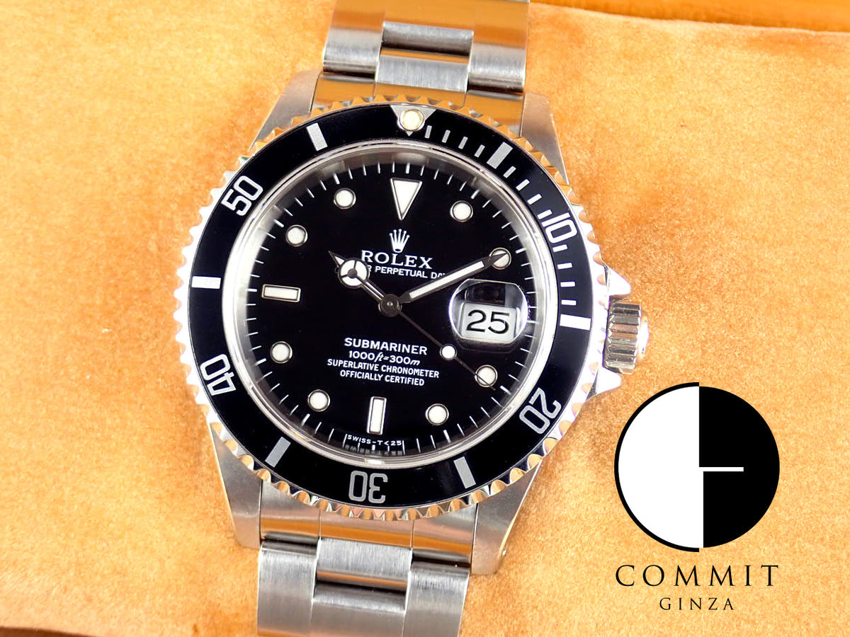ロレックス サブマリーナー Ref.16610 ブラック文字盤 中古 submariner-411-2
