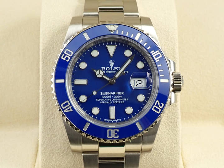 ロレックス サブマリーナー デイト Ref.116619LB ホワイトゴールド ブルー文字盤