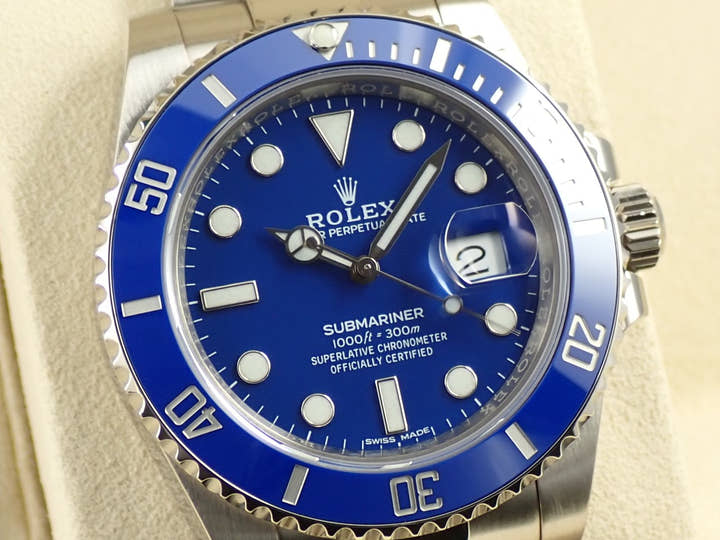 ロレックス サブマリーナー デイト Ref.116619LB ホワイトゴールド ブルー文字盤