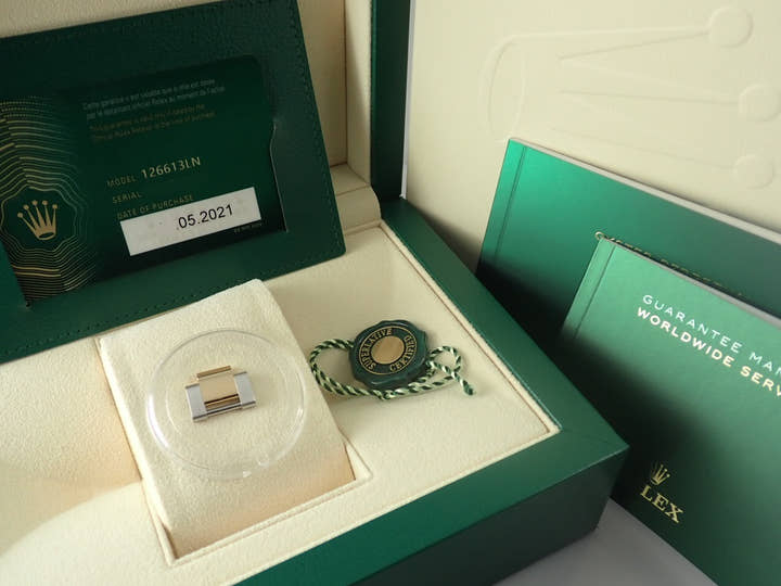 ロレックス サブマリーナー Ref.126613LN ブラック文字盤 未使用 submariner-458