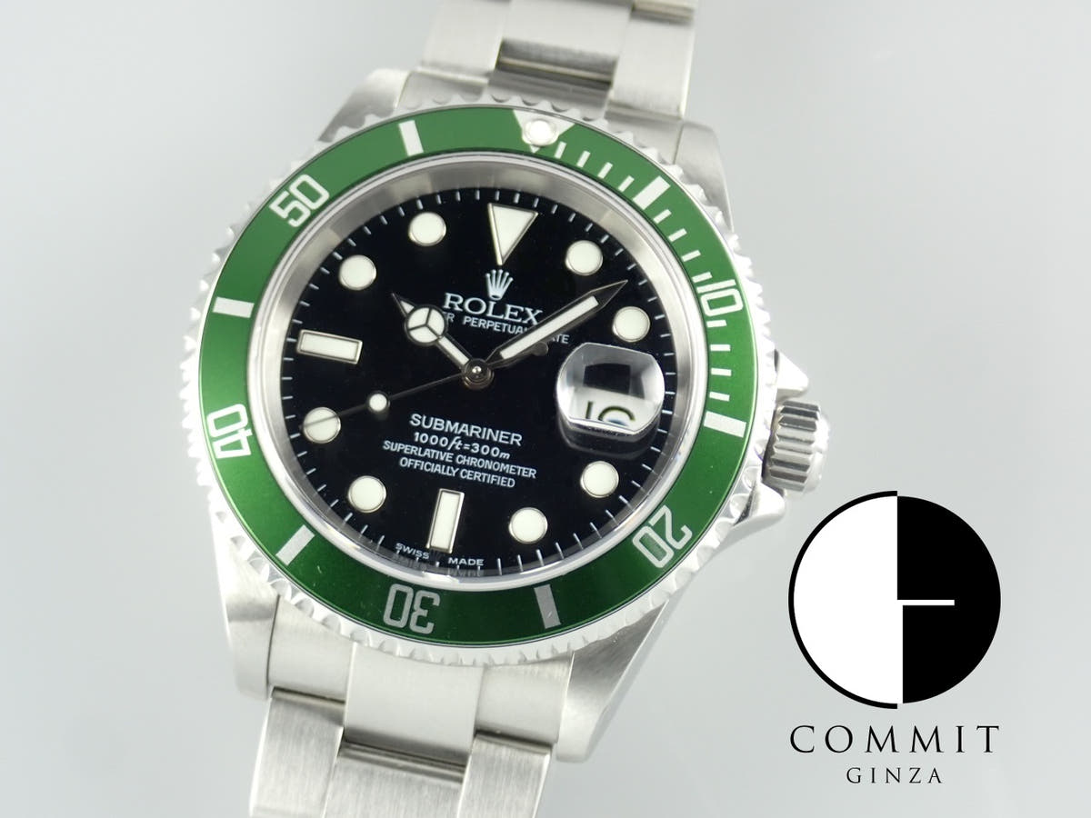 ロレックス サブマリーナー Ref.16610LV ブラック文字盤 美品 submariner-467