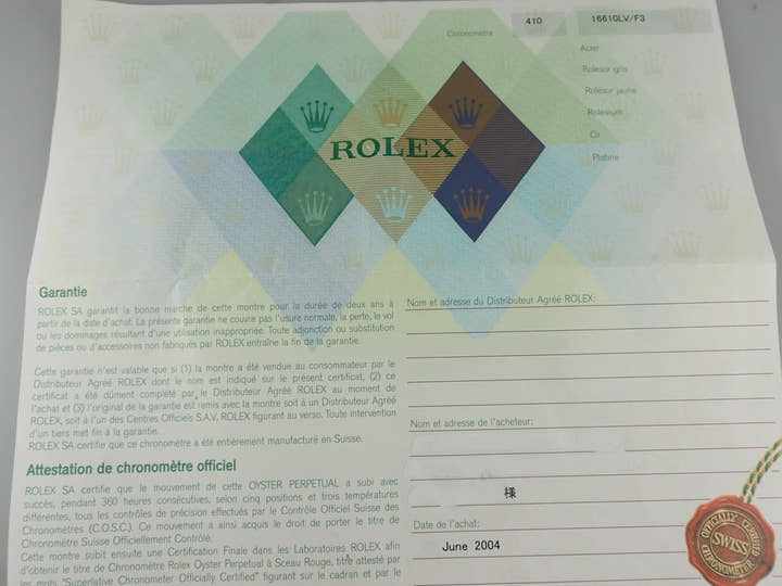 ロレックス サブマリーナー Ref.16610LV ブラック文字盤 美品 submariner-467