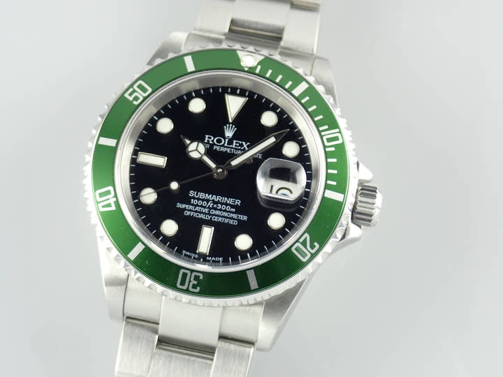 ロレックス サブマリーナー Ref.16610LV ブラック文字盤 美品 submariner-467