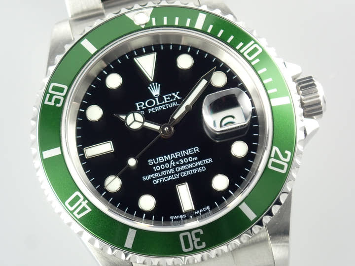 ロレックス サブマリーナー Ref.16610LV ブラック文字盤 美品 submariner-467