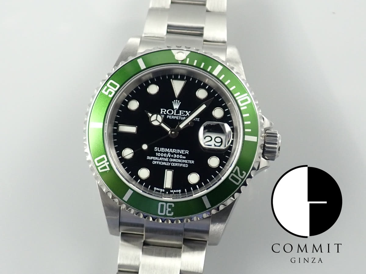 ロレックス サブマリーナー Ref.16610LV ブラック文字盤 中古 submariner-501