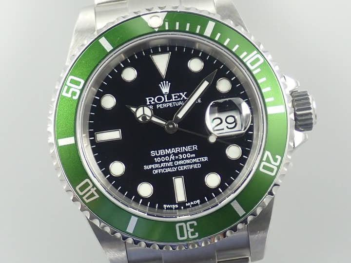 ロレックス サブマリーナー Ref.16610LV ブラック文字盤 中古 submariner-501