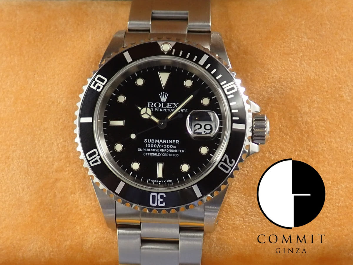 ロレックス サブマリーナー Ref.16610 ブラック文字盤 中古 submariner-502