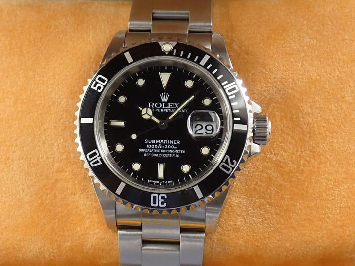 ロレックス サブマリーナー Ref.16610 ブラック文字盤 中古 submariner-502