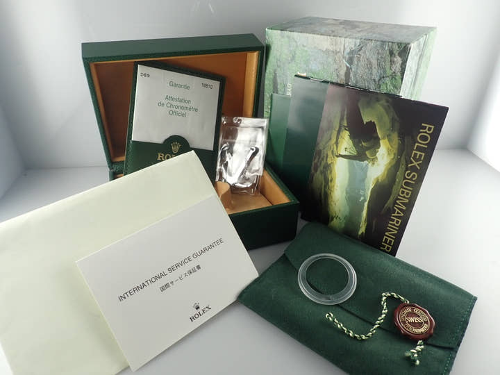 ロレックス サブマリーナー デイト Ref.16610LV ステンレススチール ブラック文字盤