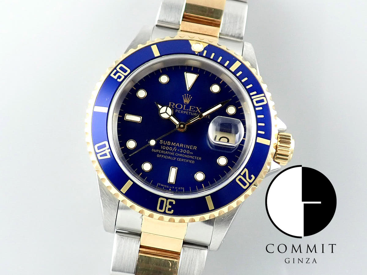 Rolex Submariner Date Ref. 16613 Stainless Steel/Yellow Gold Blue Dial