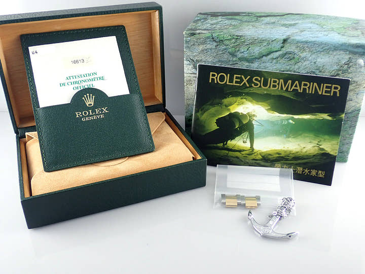 Rolex Submariner Date Ref. 16613 Stainless Steel/Yellow Gold Blue Dial