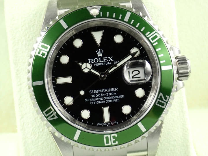 Rolex Submariner Date Ref. 16610LV Stainless Steel Black Dial