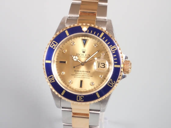 ロレックス サブマリーナー Ref.16613 シャンパン文字盤 中古 submariner-54