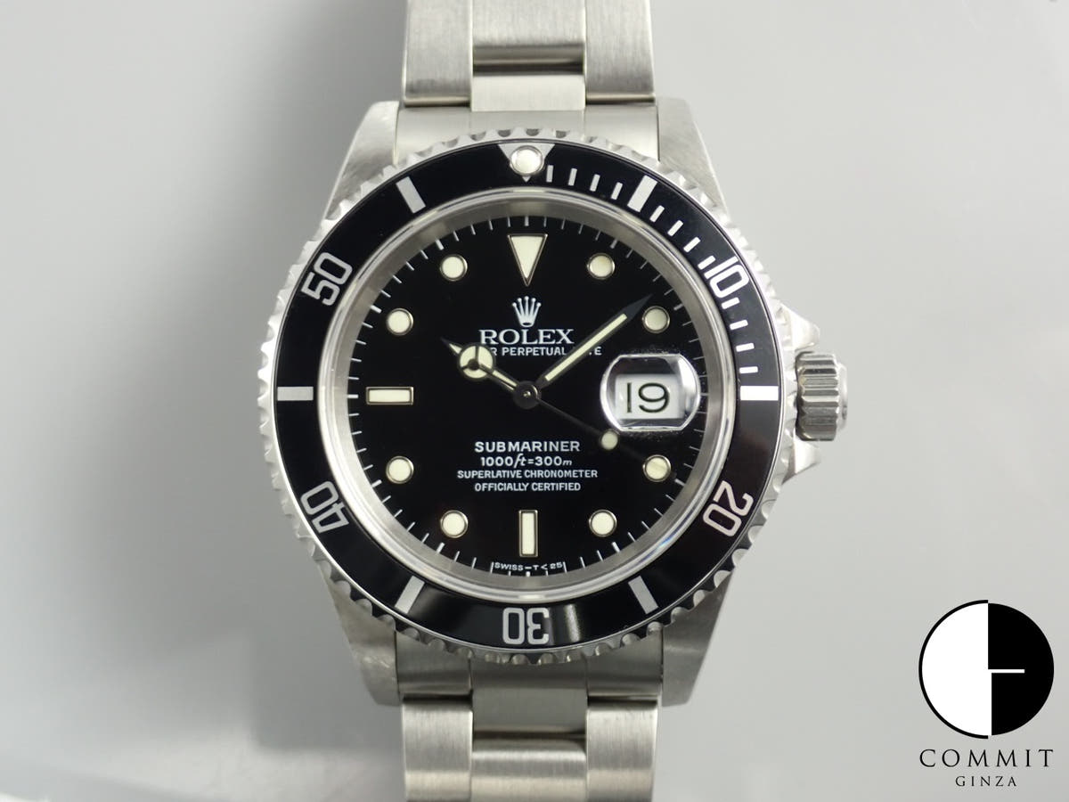 Rolex Submariner Date Ref. 16610 Stainless Steel Black Dial