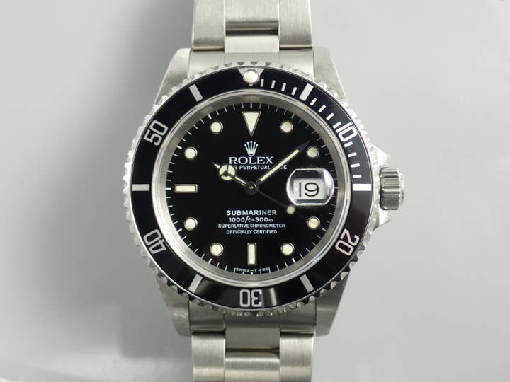 Rolex Submariner Date Ref. 16610 Stainless Steel Black Dial