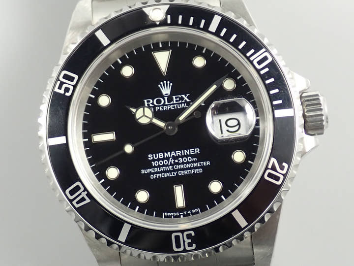 Rolex Submariner Date Ref. 16610 Stainless Steel Black Dial