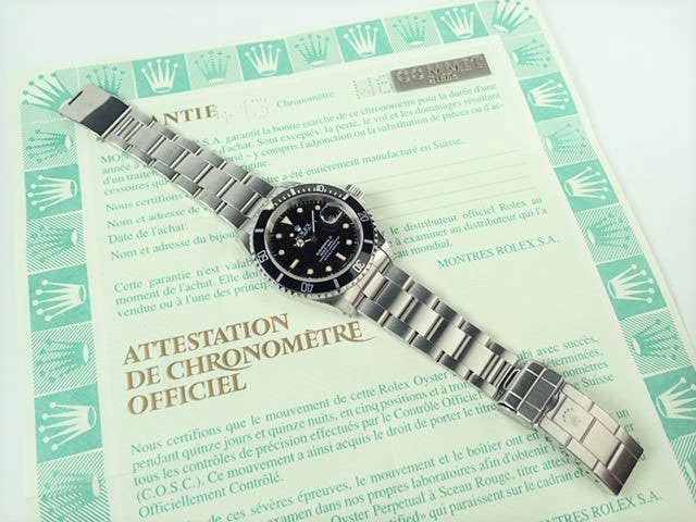 ロレックス サブマリーナー Ref.16610 ブラック文字盤 中古 submariner-235