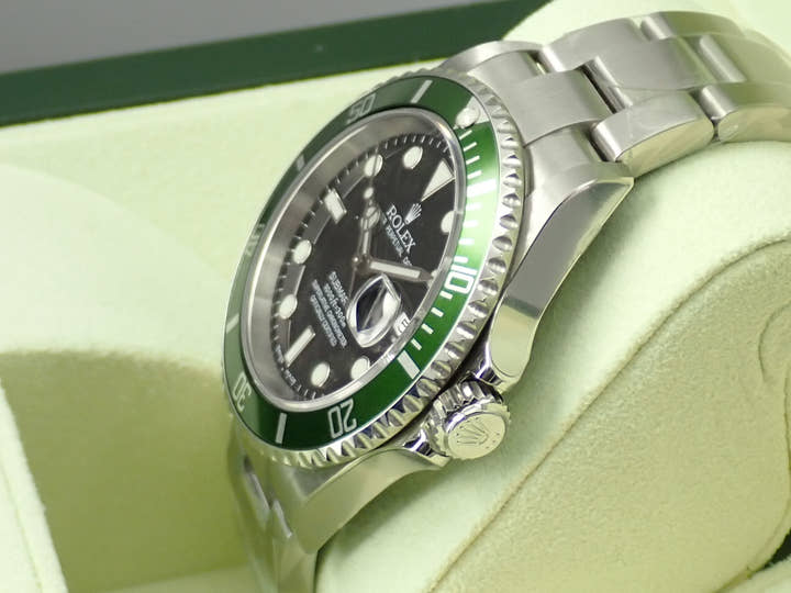 ロレックス サブマリーナー デイト Ref.16610LV ステンレススチール ブラック文字盤