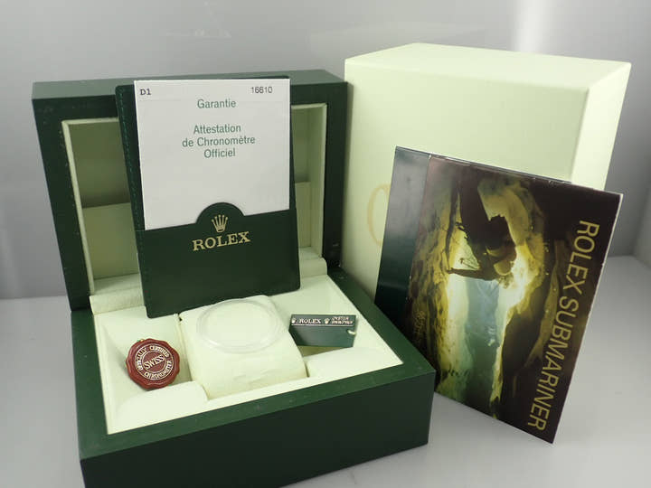 ロレックス サブマリーナー デイト Ref.16610LV ステンレススチール ブラック文字盤