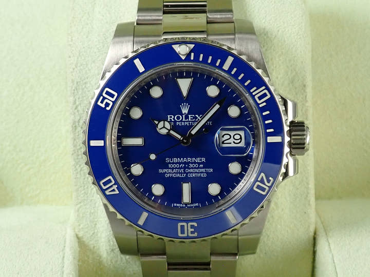 ロレックス サブマリーナー デイト Ref.116619LB ホワイトゴールド ブルー文字盤