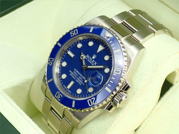 ロレックス サブマリーナー デイト Ref.116619LB ホワイトゴールド ブルー文字盤