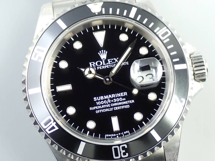ロレックス サブマリーナー デイト Ref.16610 ステンレススチール ブラック文字盤