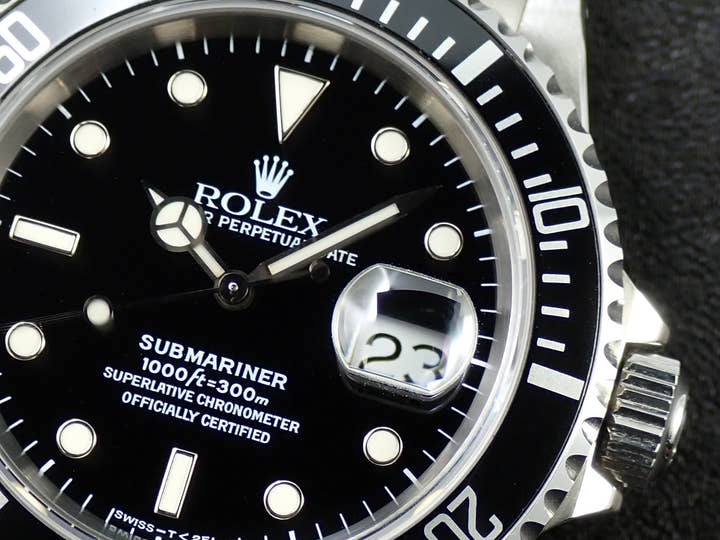 ロレックス サブマリーナー デイト Ref.16610 ステンレススチール ブラック文字盤