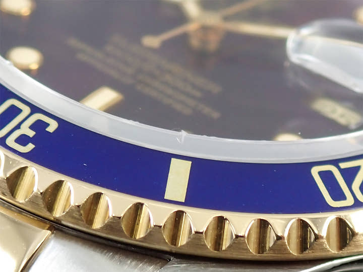 ロレックス サブマリーナー デイト Ref.16613 ステンレススチール/イエローゴールド ブルー文字盤