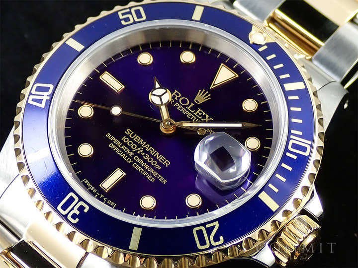 ロレックス サブマリーナー デイト Ref.16613 ステンレススチール/イエローゴールド ブルー文字盤