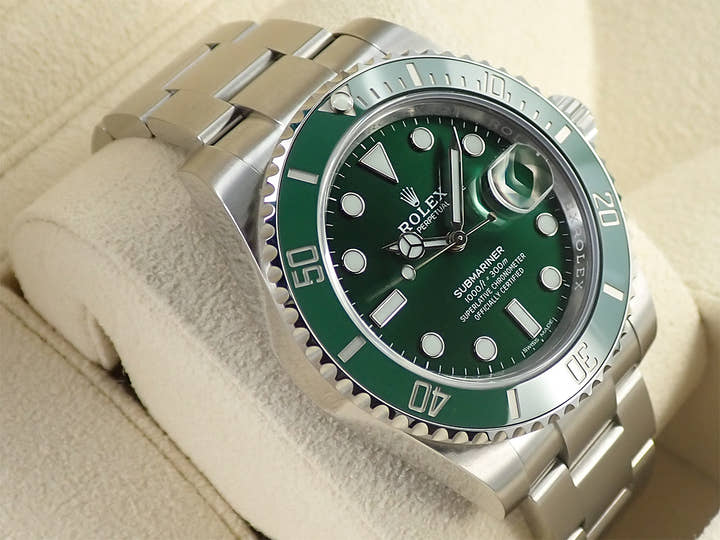 ロレックス サブマリーナー デイト Ref.116610LV ステンレススチール グリーン文字盤
