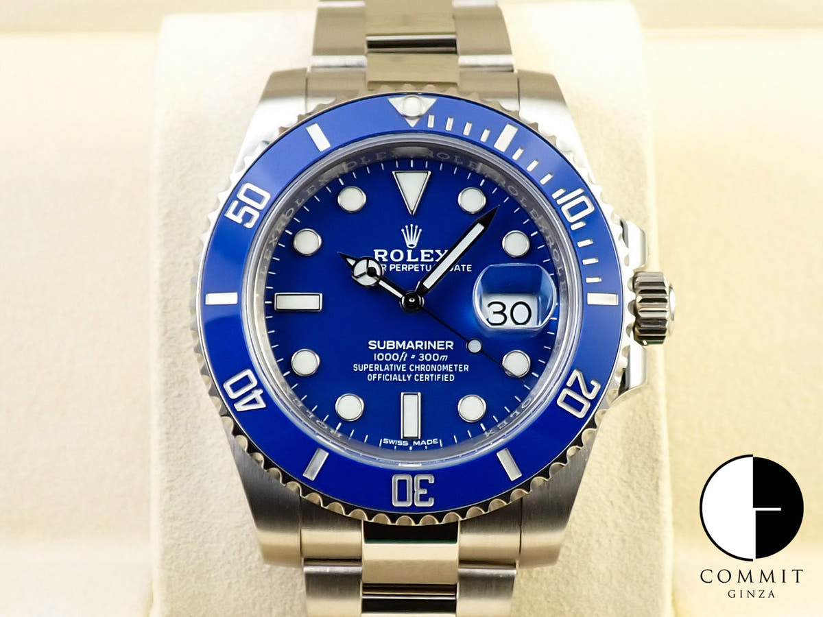 ロレックス サブマリーナー デイト Ref.116619LB ホワイトゴールド ブルー文字盤