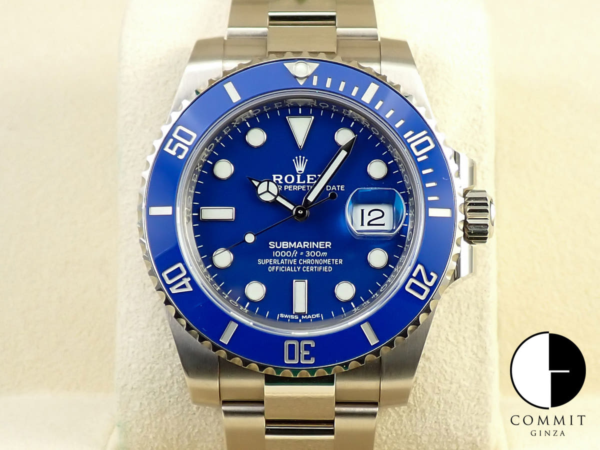 ロレックス サブマリーナー デイト Ref.116619LB ホワイトゴールド ブルー文字盤